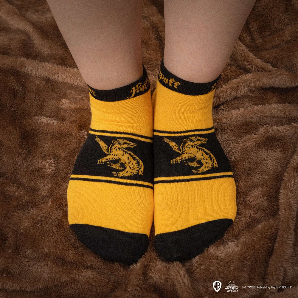 Harry Potter Ankle Socks 3-Pack Hufflepuff P044677