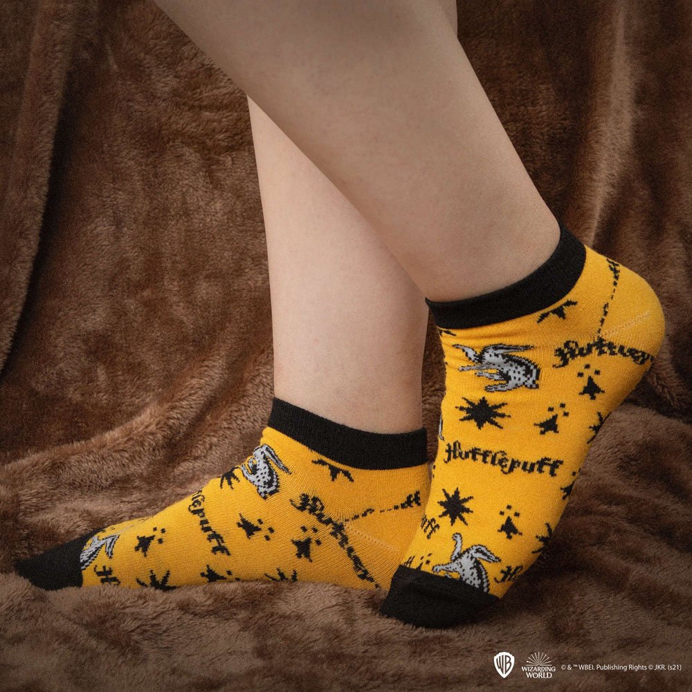 Harry Potter Ankle Socks 3-Pack Hufflepuff P044677