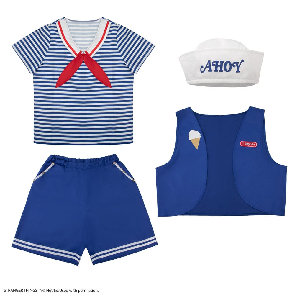 Stranger Things: Scoops Ahoy Robin Costume Size S/M P067010