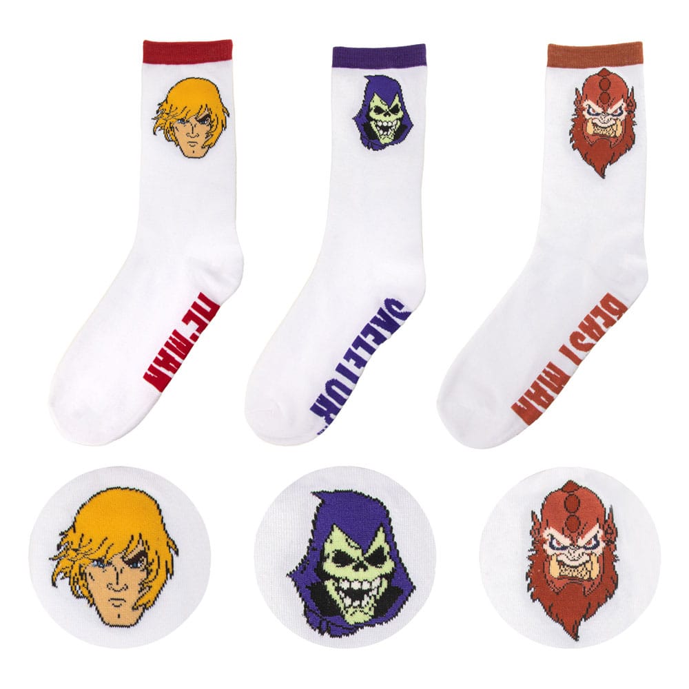 Masters of the Universe - Revelation: He-Man & Skeletor & Beast Man Socks Set of 3 P044771