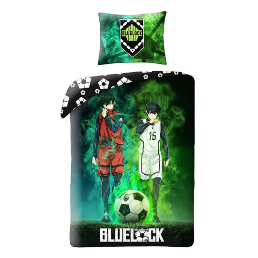 Blue Lock Duvet Set 140 x 200 cm / 70 x 90 cm P044784