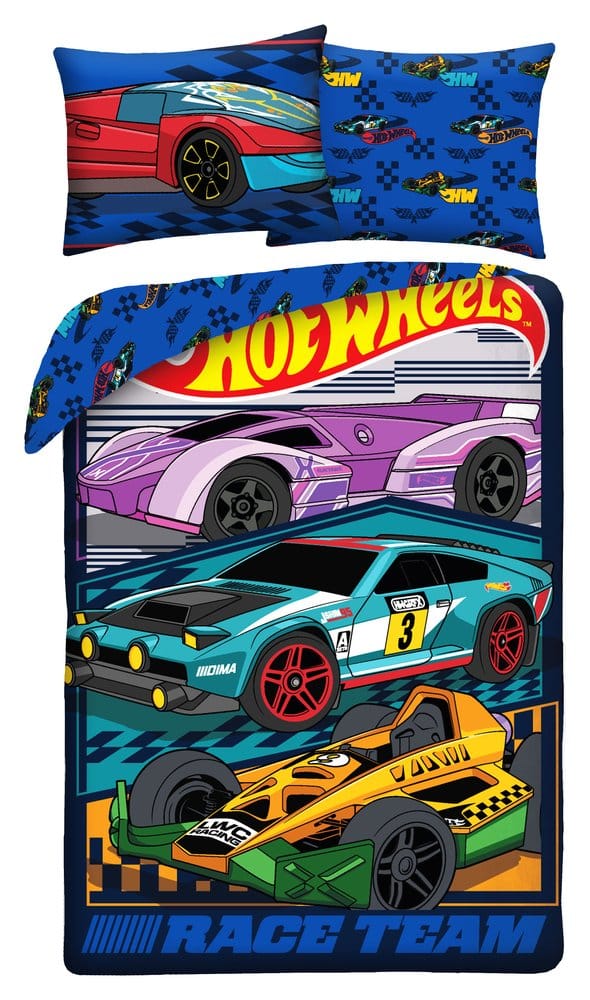 Hot Wheels Duvet Set Ver. 1 140 x 200 cm / 70 x 90 cm P072451