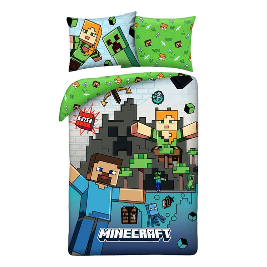 Minecraft Duvet Set Ver. 7 140 x 200 cm / 70 x 90 cm P044822