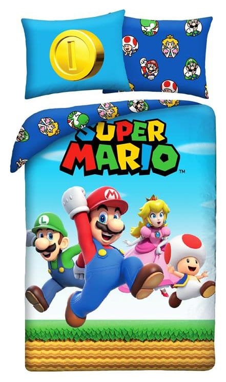 Super Mario Duvet Set Ver. 5 140 x 200 cm / 70 x 90 cm P072460