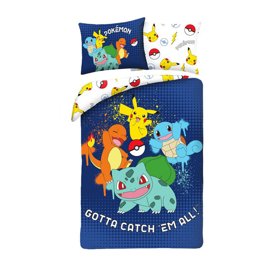 Pokemon Duvet Set Ver. 10 140 x 200 cm / 70 x 90 cm