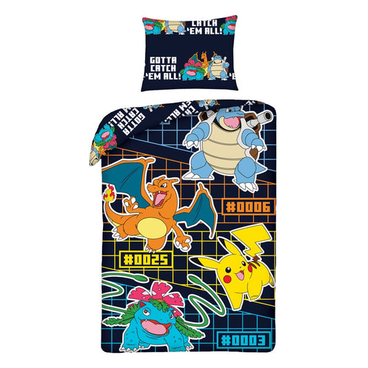 Pokemon Duvet Set Ver. 12 140 x 200 cm / 70 x 90 cm