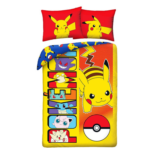 Pokemon Duvet Set Ver. 15 140 x 200 cm / 70 x 90 cm P044857