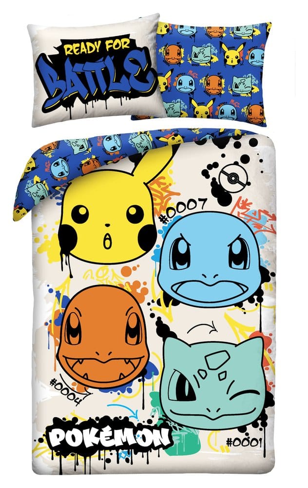 Pokemon Duvet Set Ver. 17 140 x 200 cm / 70 x 90 cm P072463