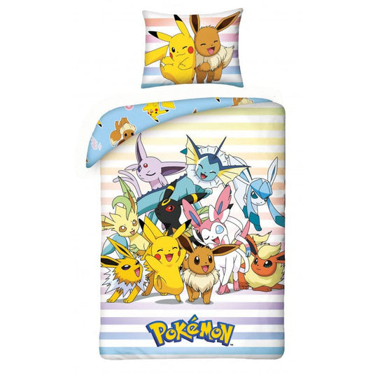 Pokemon Duvet Set Pikachu, Eevee & Friends 140 x 200 cm / 70 x 90 cm