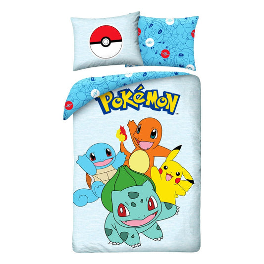 Pokemon Duvet Set Ver. 6 140 x 200 cm / 70 x 90 cm