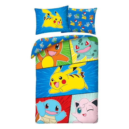 Pokemon Duvet Set Ver. 7 140 x 200 cm / 70 x 90 cm