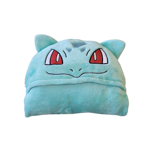 Pokemon Coral Hooded Blanket Bulbasaur 120 x 150 cm