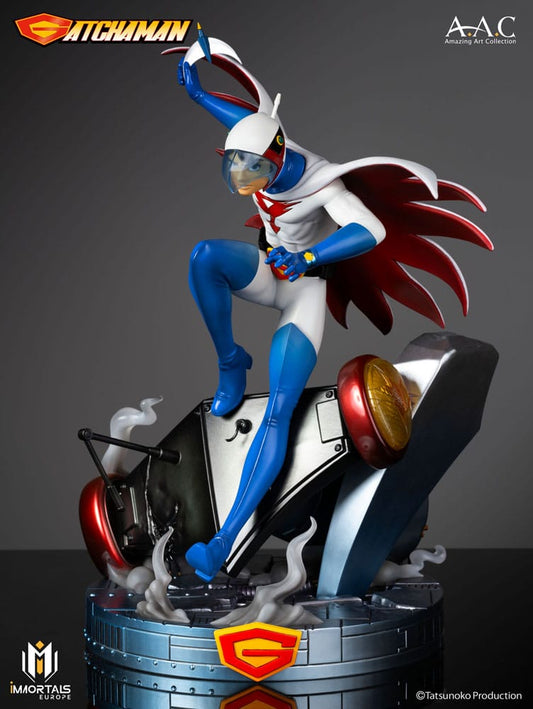 Gatchaman Amazing Art Collection Statue Ken the Eagle, The Leader of the Science Ninja Team 34 cm P044902