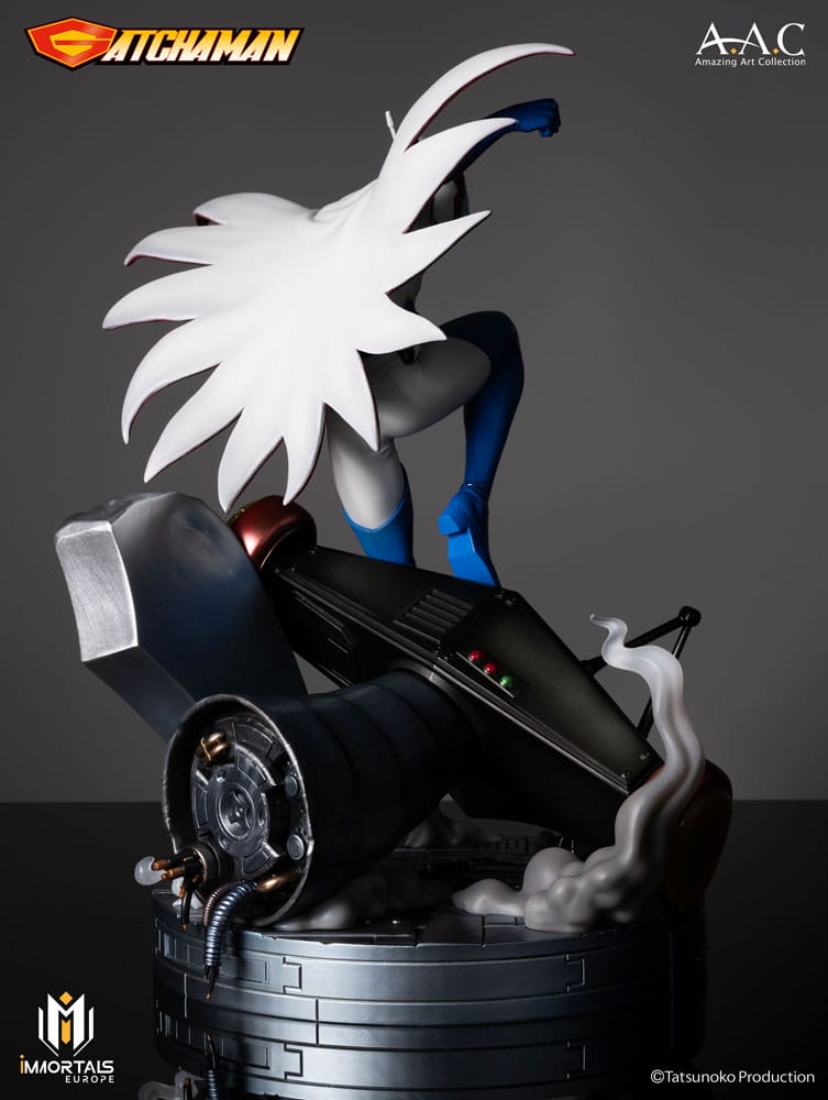 Gatchaman Amazing Art Collection Statue Ken the Eagle, The Leader of the Science Ninja Team 34 cm P044902