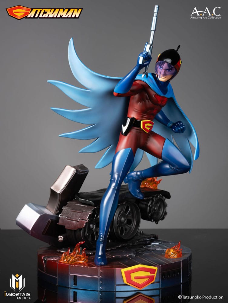 Gatchaman Amazing Art Collection Statue Joe the Condor, Expert in Shooting 34 cm P044903