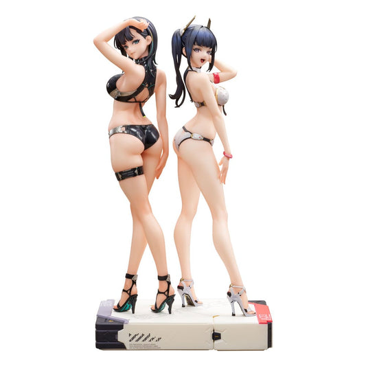 Original Character SSR PVC Statues 1/6 Konno Ao & Hakuyou Maruko 30 cm P065123