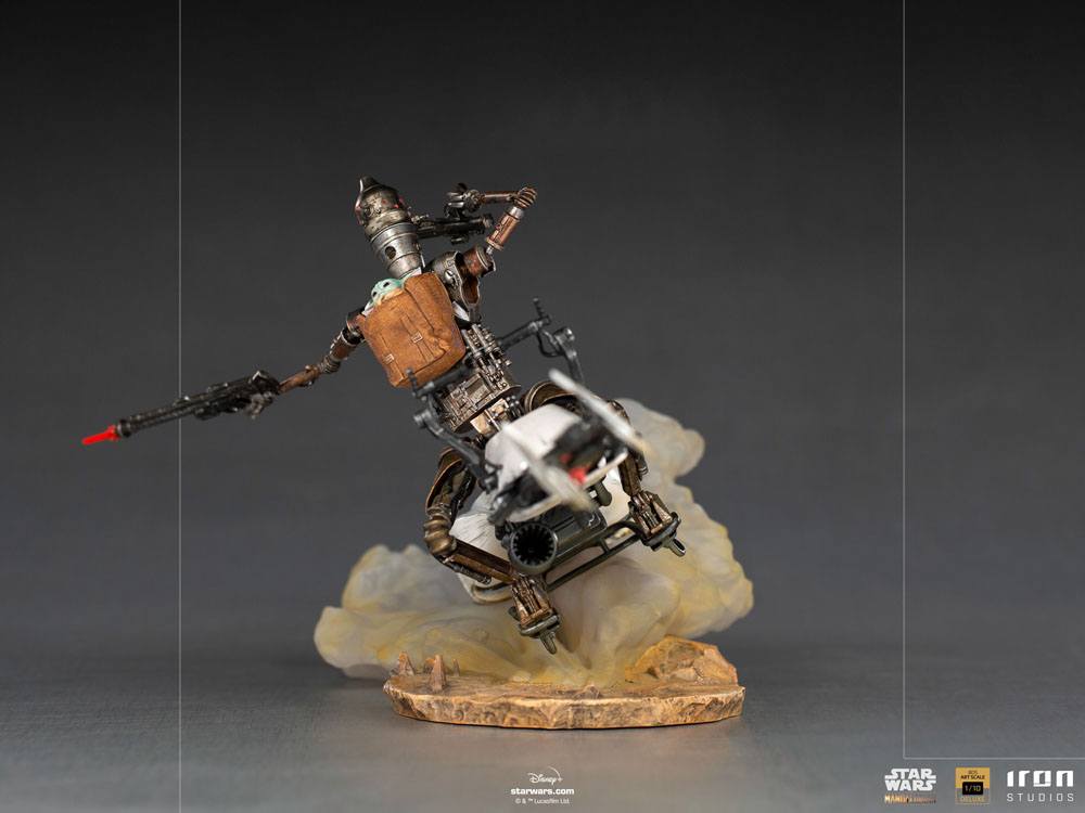 Star Wars The Mandalorian Deluxe Art Scale Statue 1/10 IG-11 & The Child 20 cm P045037