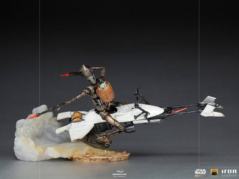 Star Wars The Mandalorian Deluxe Art Scale Statue 1/10 IG-11 & The Child 20 cm P045037