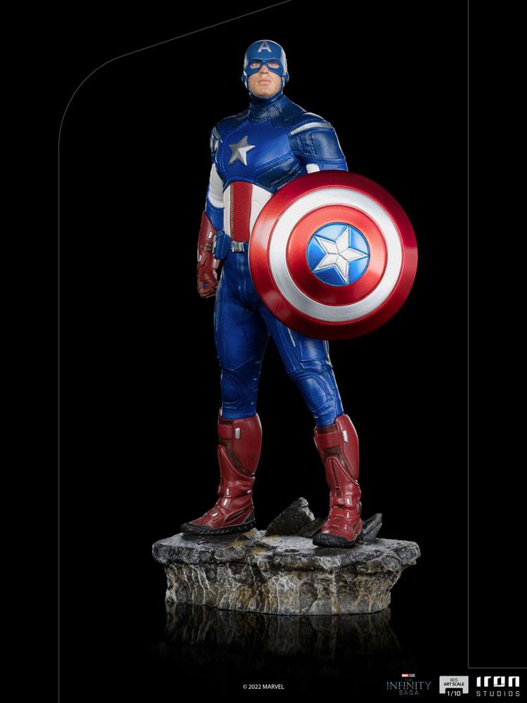 The Infinity Saga BDS Art Scale Statue 1/10 Captain America Battle of NY 23 cm P045059