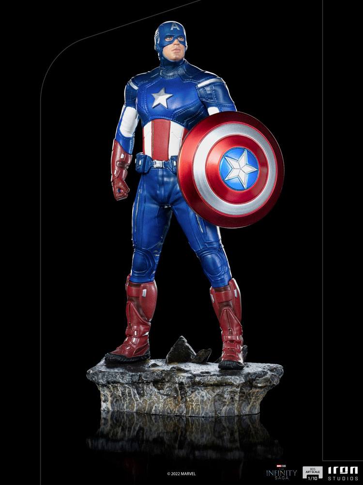 The Infinity Saga BDS Art Scale Statue 1/10 Captain America Battle of NY 23 cm P045059