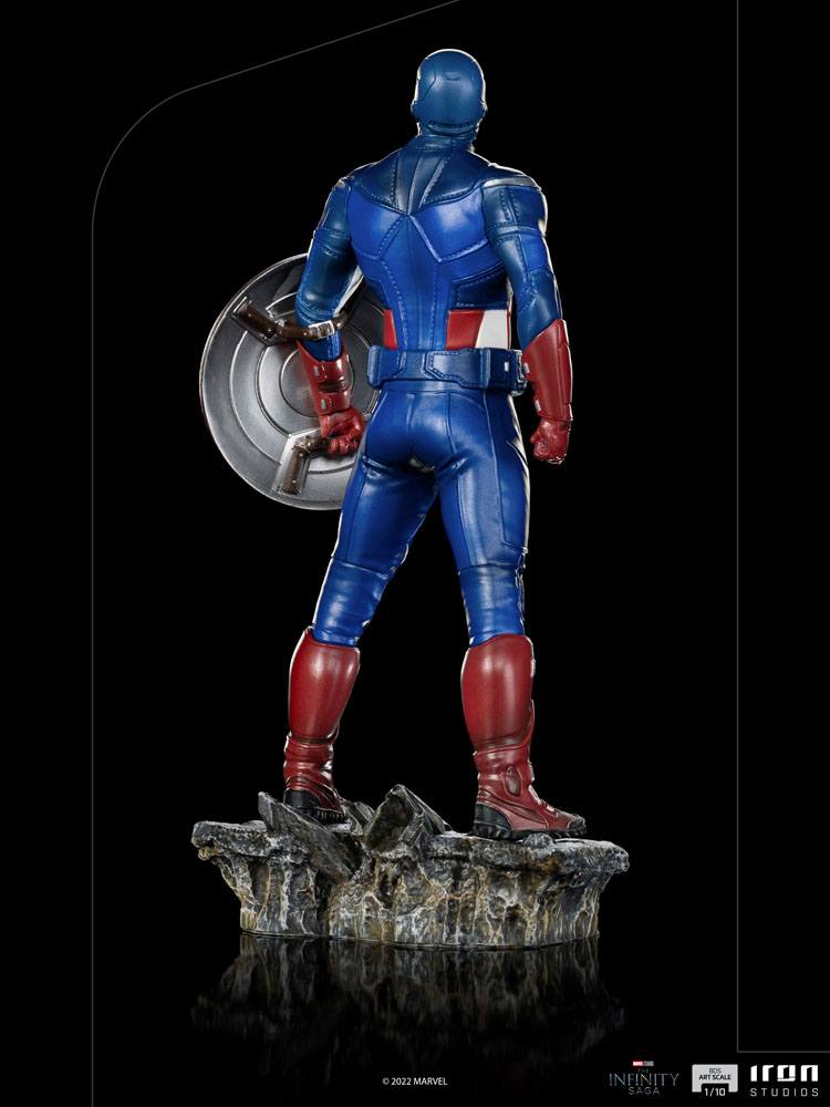 The Infinity Saga BDS Art Scale Statue 1/10 Captain America Battle of NY 23 cm P045059