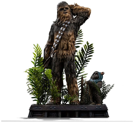 Star Wars Episode VI Art Scale Statue 1/10 Chewbacca and Tokkat 22 cm P045091