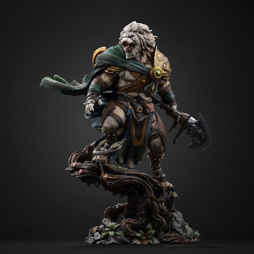 Magic The Gathering Art Scale Statue 1/10 Ajani Goldmane 26 cm P067316