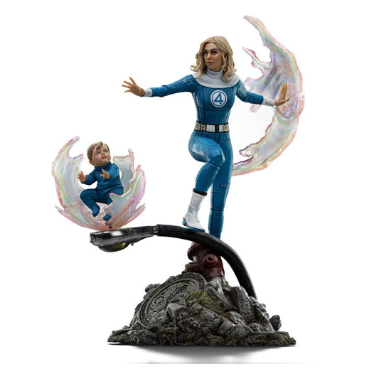 Fantastic Four Art Scale Statue 1/10 Invisible Woman and Franklin 28 cm P045099