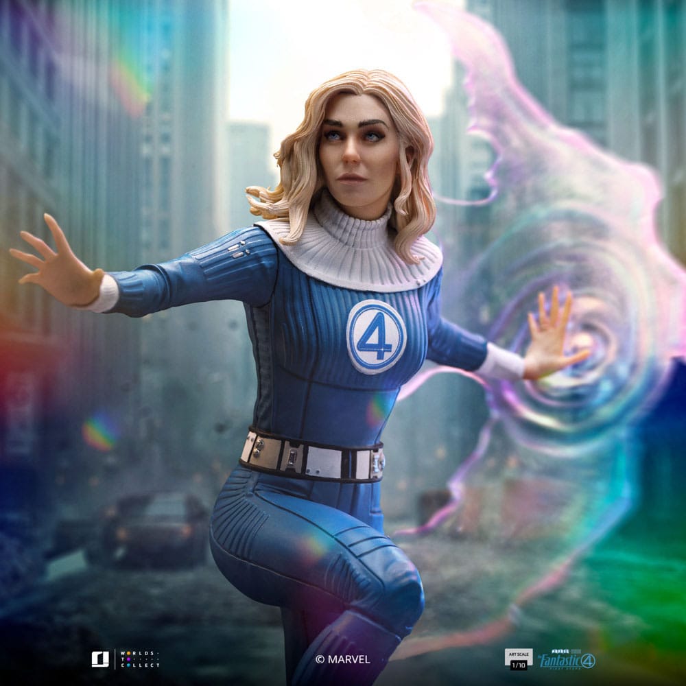 Fantastic Four Art Scale Statue 1/10 Invisible Woman and Franklin 28 cm P045099