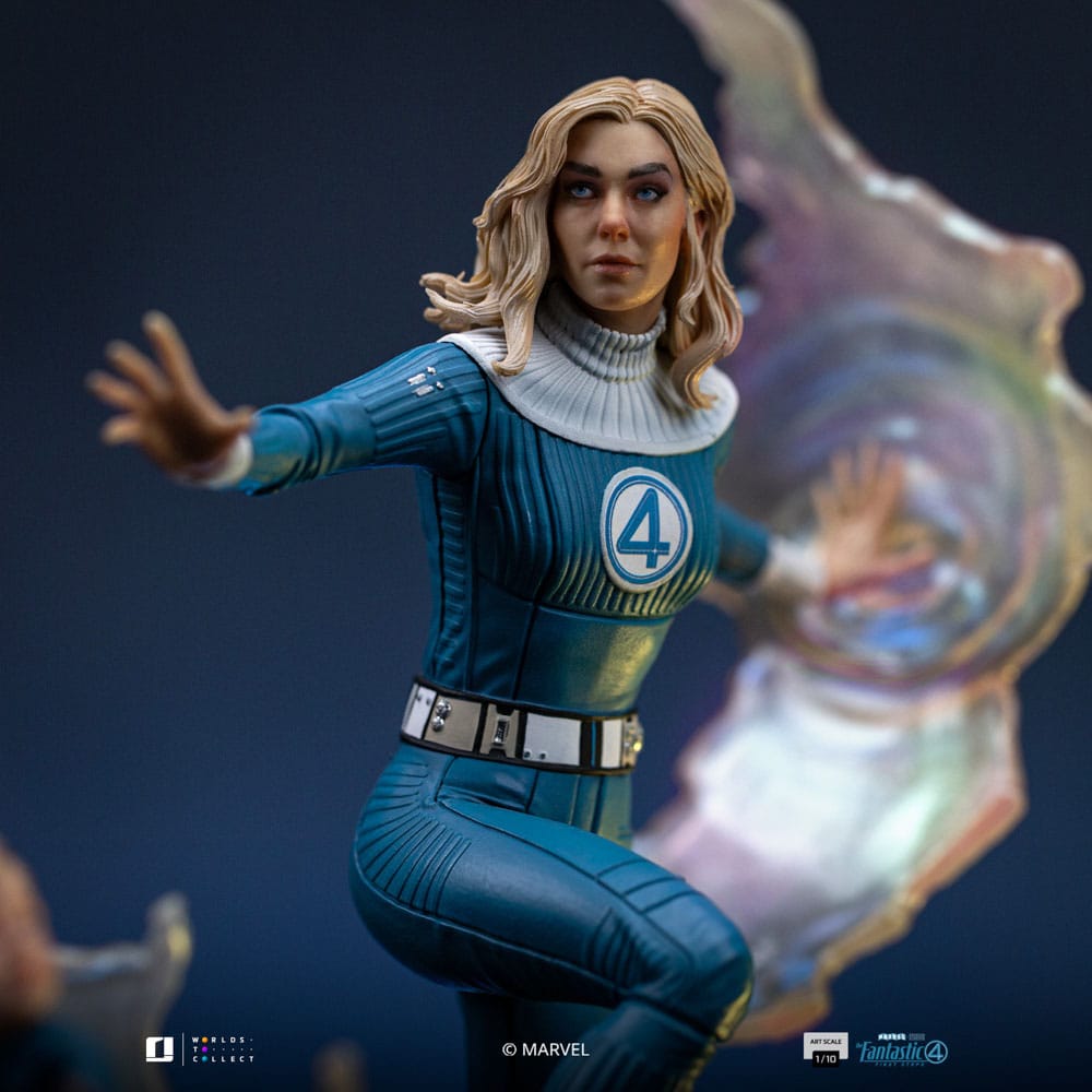Fantastic Four Art Scale Statue 1/10 Invisible Woman and Franklin 28 cm P045099