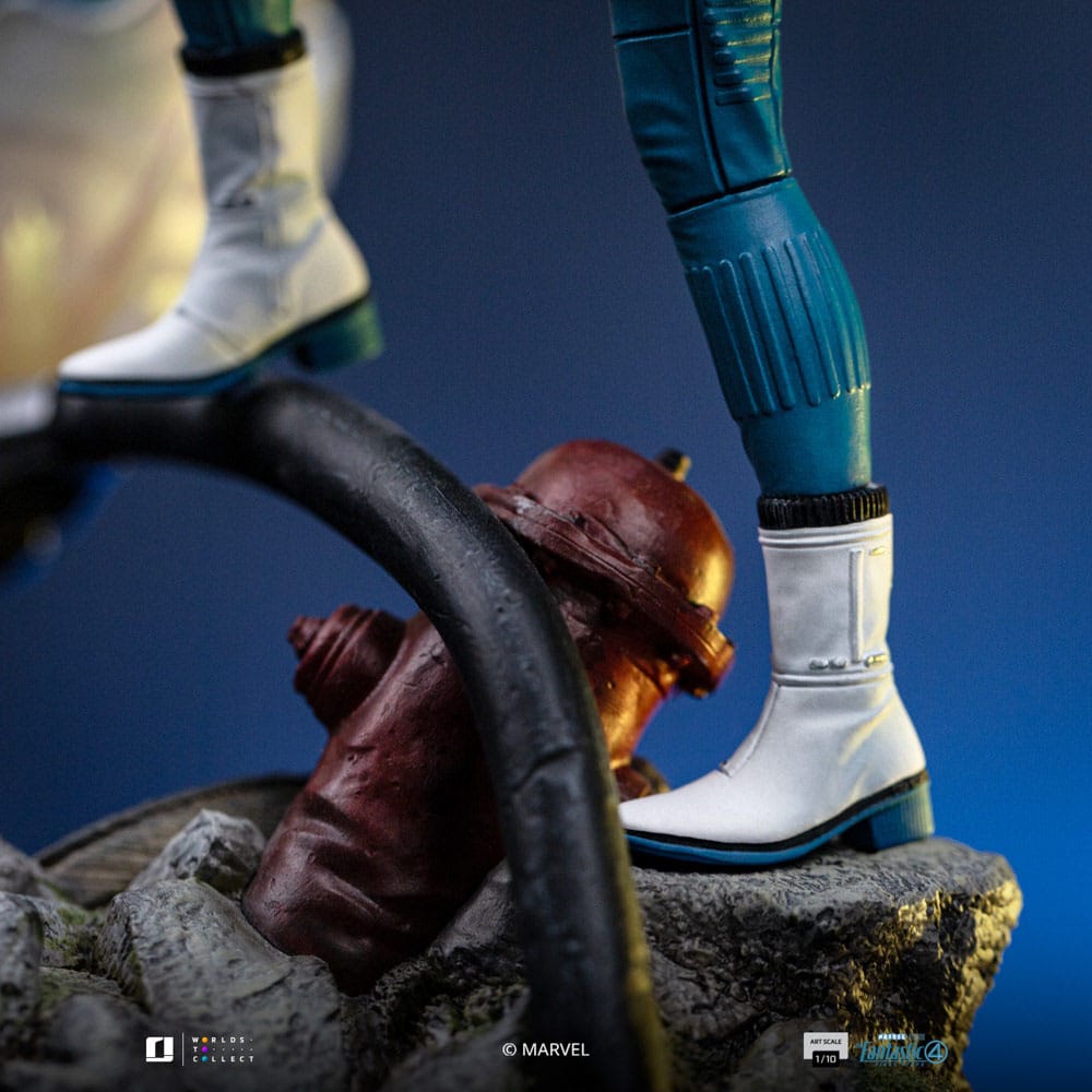 Fantastic Four Art Scale Statue 1/10 Invisible Woman and Franklin 28 cm P045099