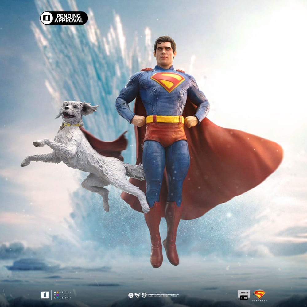 Superman Legacy Art Scale Statue 1/10 Superman & Krypto 32 cm P045102