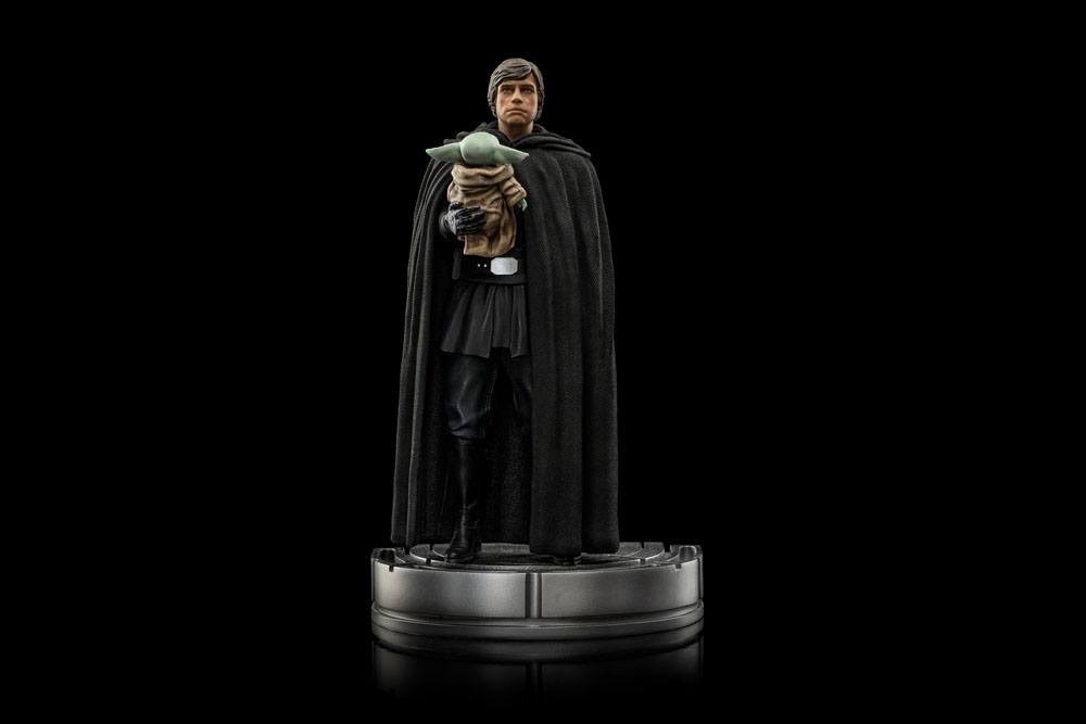 Star Wars The Mandalorian Art Scale Statue 1/10 Luke Skywalker and Grogu 21 cm P045124