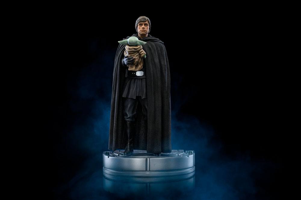 Star Wars The Mandalorian Art Scale Statue 1/10 Luke Skywalker and Grogu 21 cm P045124