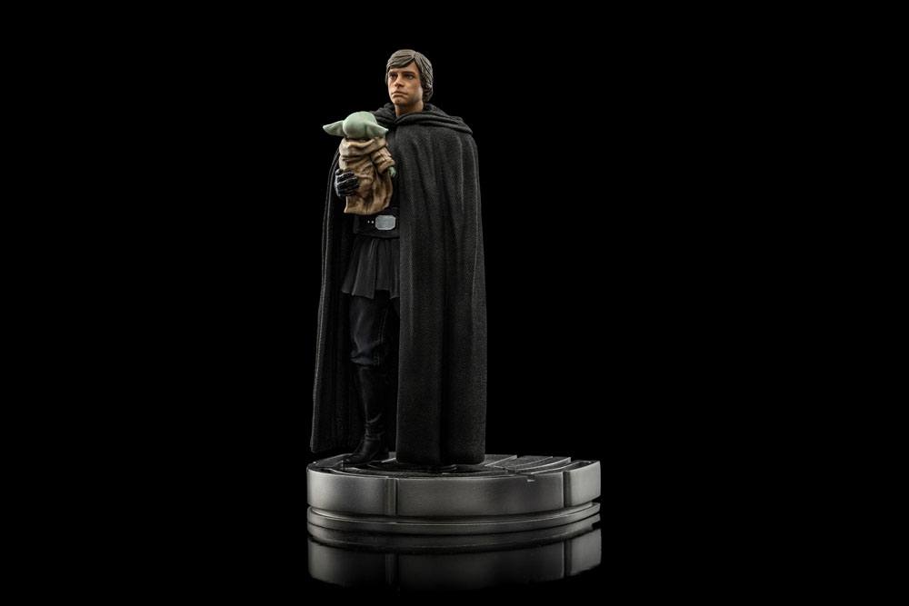 Star Wars The Mandalorian Art Scale Statue 1/10 Luke Skywalker and Grogu 21 cm P045124
