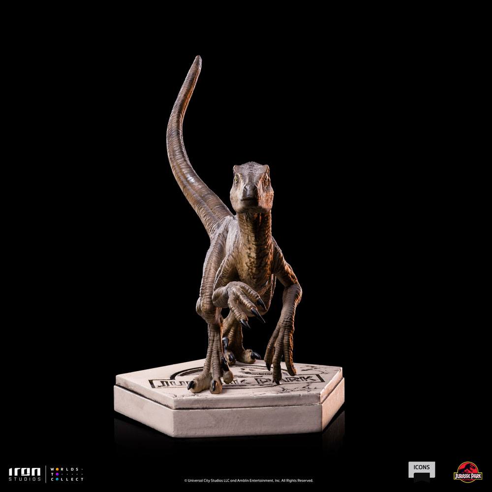 Jurassic World Icons Statue Velociraptor B 9 cm P045136
