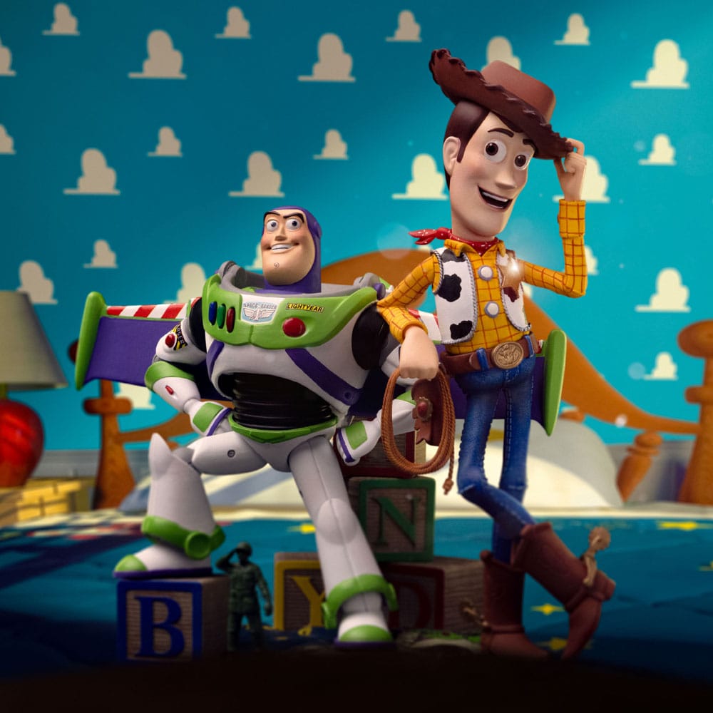 Toy Story Deluxe Art Scale Statue 1/10 Buzz & Woody 38 cm P045228