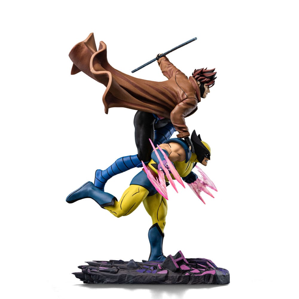 Marvel Deluxe Art Scale Statue 1/10 X-Men´97 Gambit & Wolverine 29 cm P045243