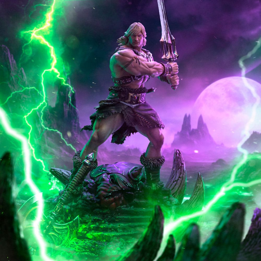 Masters of the Universe Deluxe Art Scale Statue 1/10 He-Man Unleashed 34 cm P045250