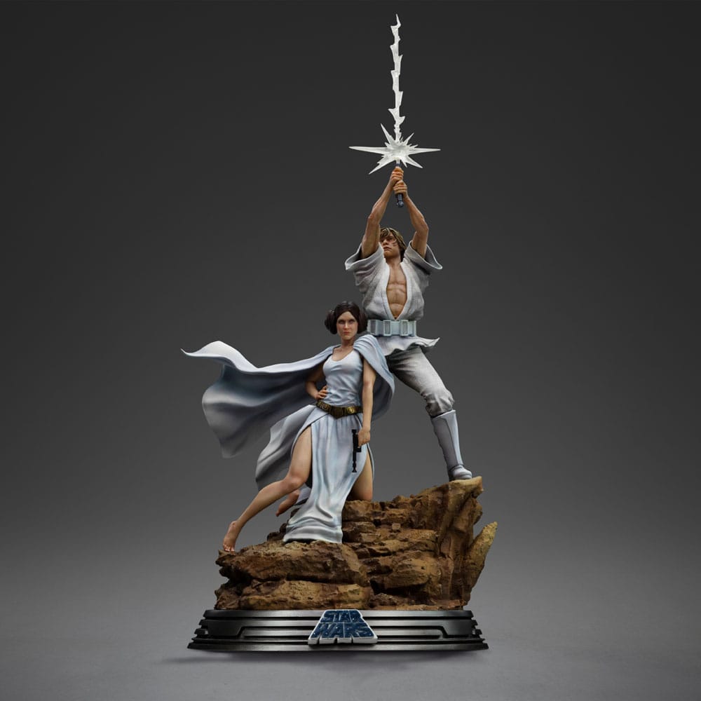 Star Wars Deluxe Art Scale Statue 1/10 Luke and Leia 41 cm P045263
