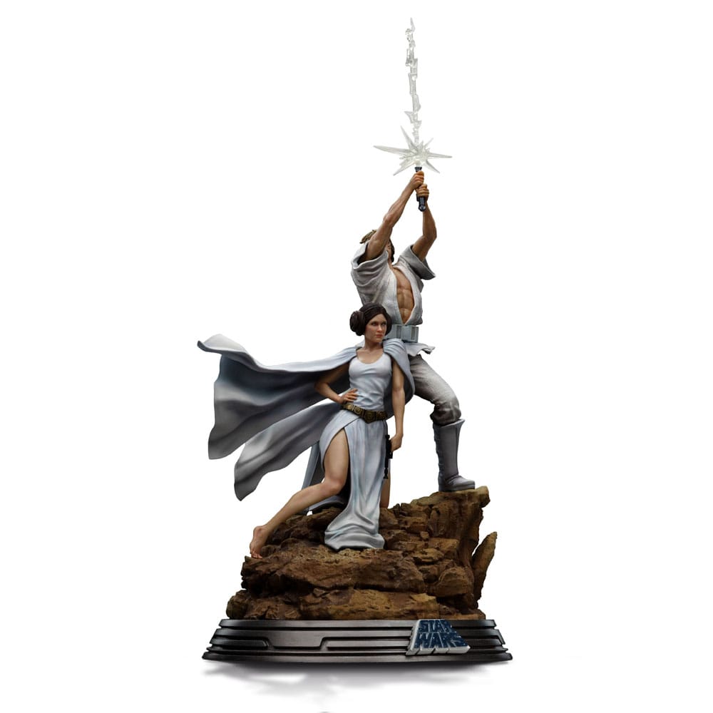 Star Wars Deluxe Art Scale Statue 1/10 Luke and Leia 41 cm P045263