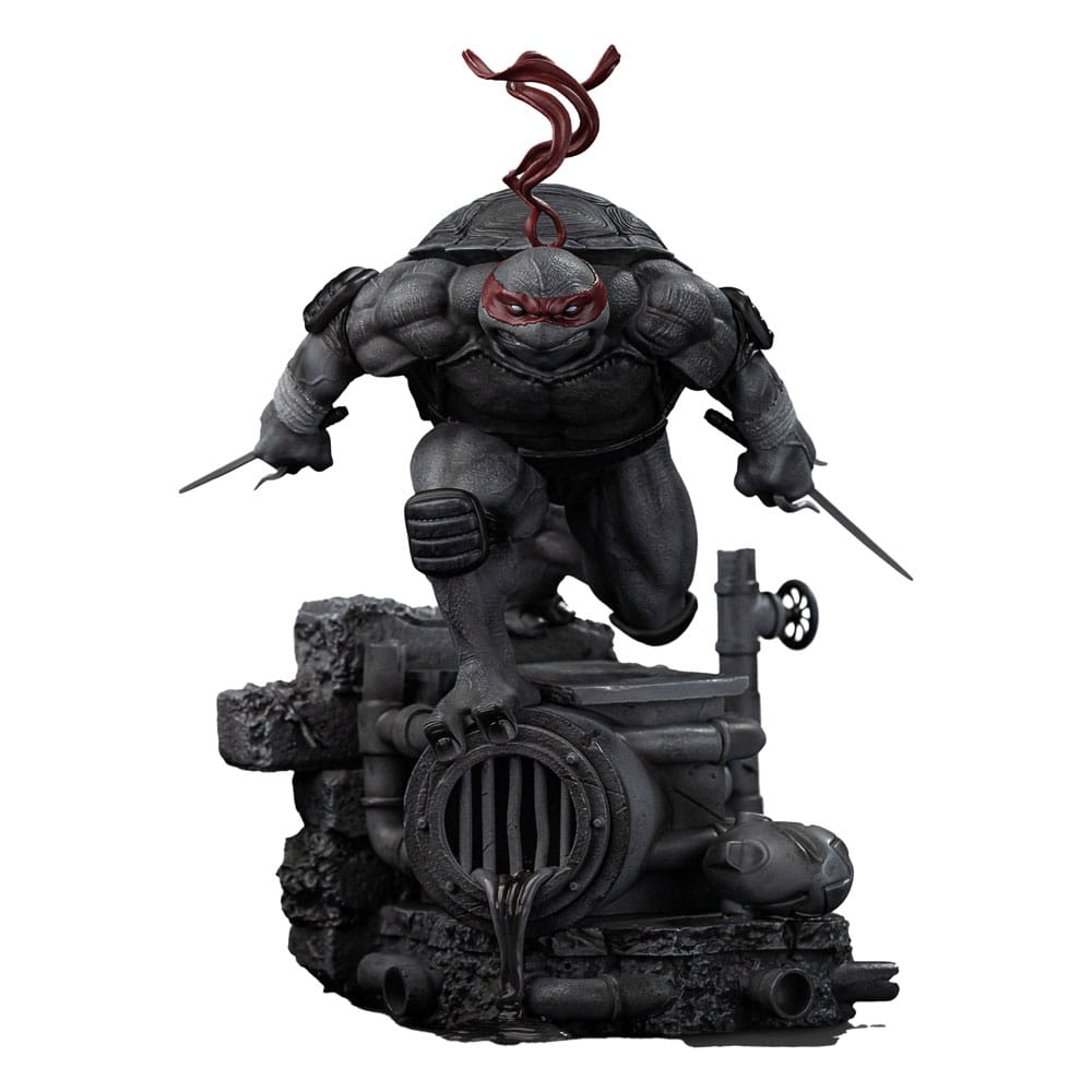 Teenage Mutant Ninja Turtles Art Scale Statue 1/10 Raphael Black and White Variant 26 cm heo exclusive P066349