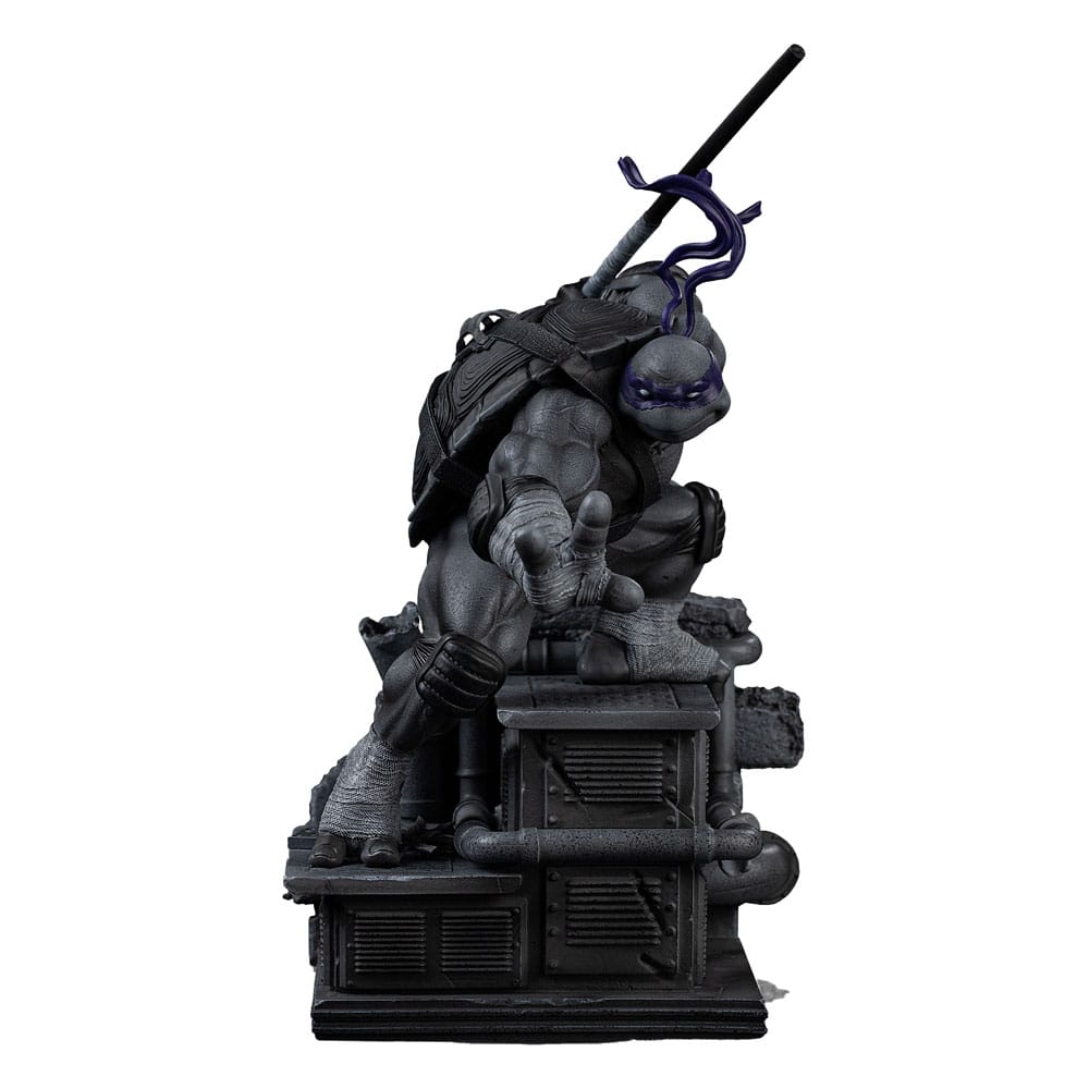 Teenage Mutant Ninja Turtles Art Scale Statue 1/10 Donatello Black and White Variant 26 cm heo exclusive P066350