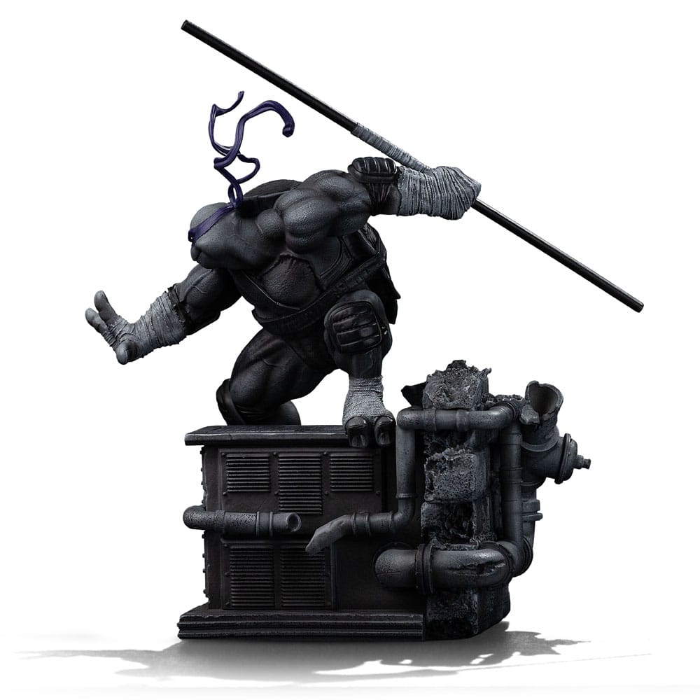 Teenage Mutant Ninja Turtles Art Scale Statue 1/10 Donatello Black and White Variant 26 cm heo exclusive P066350