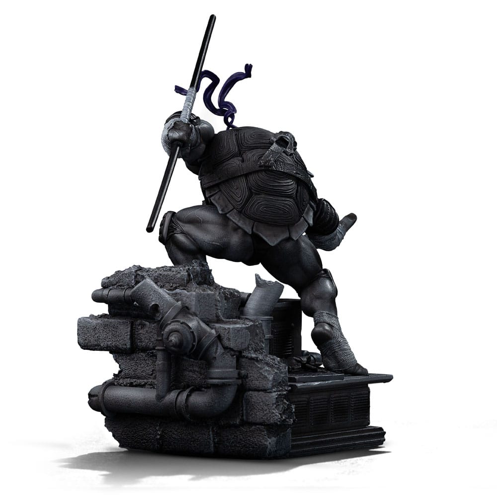 Teenage Mutant Ninja Turtles Art Scale Statue 1/10 Donatello Black and White Variant 26 cm heo exclusive P066350