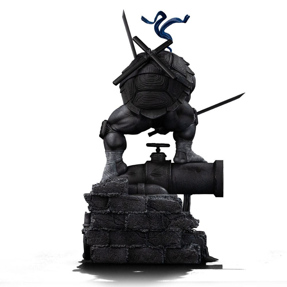 Teenage Mutant Ninja Turtles Art Scale Statue 1/10 Leonardo Black and White Variant 26 cm heo exclusive P066351
