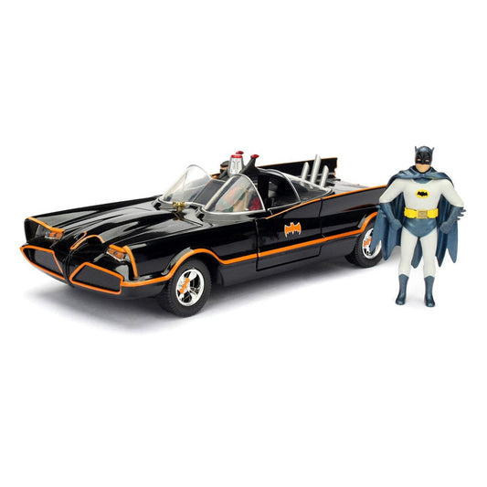 DC Comics Diecast Model 1/24 Batman 1966 Classic Batmobile P045382