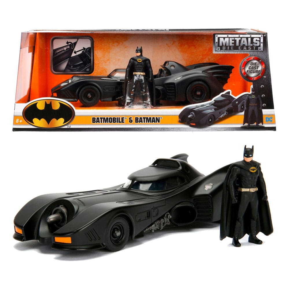 DC Comics Diecast Model 1/24 Batman 1989 Batmobile P045383