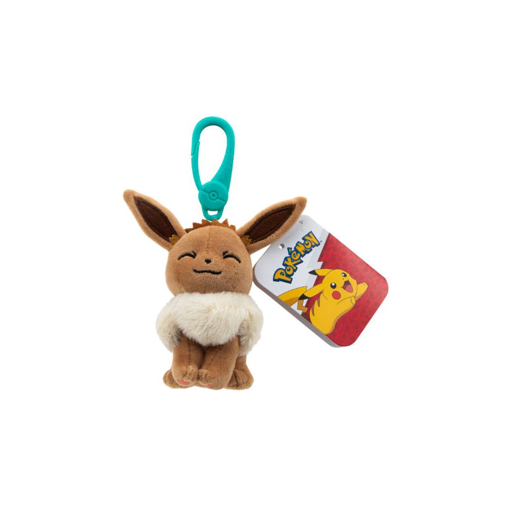 Pokemon Plush Figure Clip ons different versions 10 cm