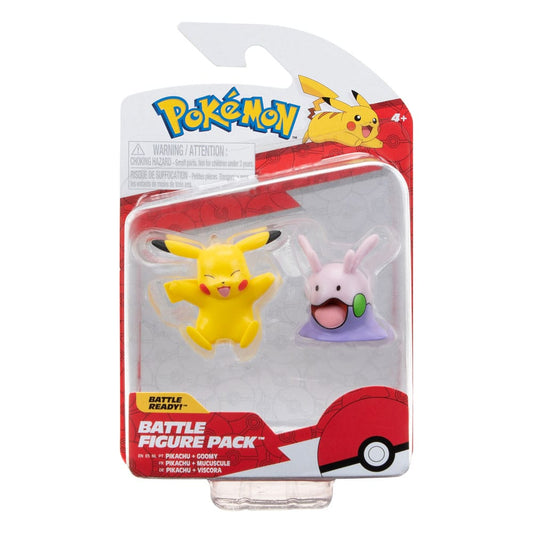 Pokemon Battle Figure Pack Mini Figure 2-Pack Pikachu & Goomy 5 cm P068257